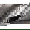 Mexen Lunar päťuholníková sprchová kabína otváracia pravá 80 x 100 cm, transparentná, gun metal - 831-080P-100L-95-00-P