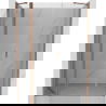 Mexen Mist sprchové dvere výklopné 150 cm, transparentné, brúsená meď - 8A4-150-001-65-00