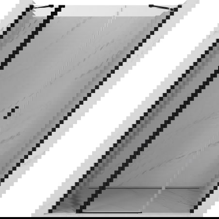 Mexen Mist sprchové dvere otvárateľné 150 cm, transparentné, čierne - 8A4-150-001-70-00