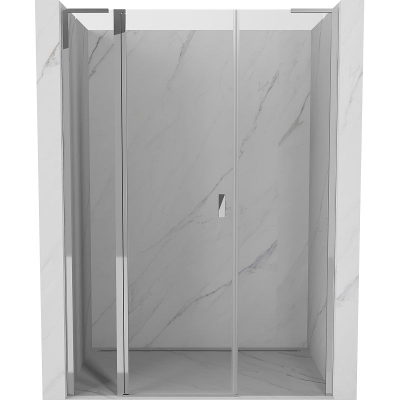 Mexen Mist L sprchové dvere závesné 140 cm, transparentné, chróm - 8A4L-140-001-01-00