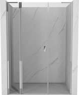 Mexen Mist L sprchové dvere s otváraním 155 cm, transparentné, chróm - 8A4L-155-001-01-00