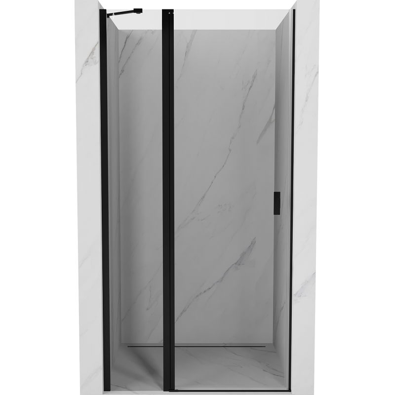 Mexen Mist sprchové dvere výklopné 110 cm, transparentné, čierne - 8A4-110-000-70-00