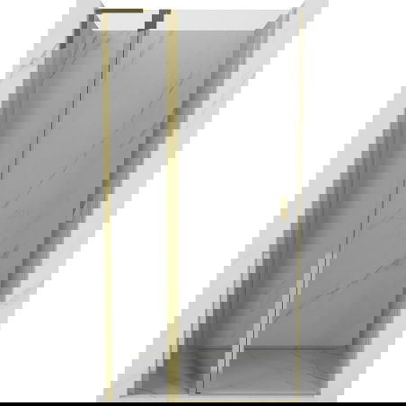 Mexen Mist L sprchové dvere výkyvné 120 cm, transparentné, zlaté - 8A4L-120-000-50-00