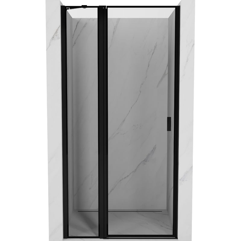 Mexen Mist sprchové dvere otváracie ľave 90 cm, čierny rám, čierne - 8A4-090-000-70-70-L