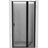 Mexen Mist sprchové dvere výkyvné pravé 95 cm, čierny rámik, čierne - 8A4-095-000-70-70-P