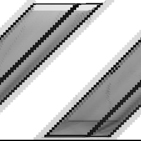 Mexen Mist L sprchové dvere výklopné pravé 120 cm, čierny rám, čierne - 8A4L-120-000-70-70-P