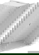 Mexen Mist-H T sprchový kút s otváracími dverami pravý 115 x 75 cm, transparentný, chróm - 8A5T-115-075-01-00-P