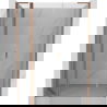 Mexen Mist L sprchové dvere výklopné 145 cm, transparentné, brúsená meď - 8A4L-145-001-65-00