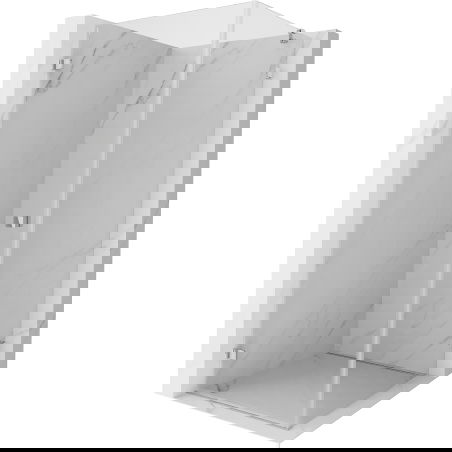 Mexen Lunar-B sprchová kabína sklopná ľavá 90 x 90 cm, transparentná, chróm - 832-090-090-01-00-L