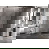 Mexen Lunar-B sprchová kabína pravá 75 x 70 cm, priehľadná, chróm - 832-075-070-01-00-P