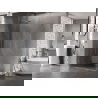 Mexen Lunar-B L sprchová kabína výklopná ľavá 100 x 80 cm, číra, chróm - 832L-100-080-01-00-L