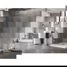 Mexen Lunar-B L sprchová kabína výklopná ľavá 100 x 80 cm, číra, chróm - 832L-100-080-01-00-L
