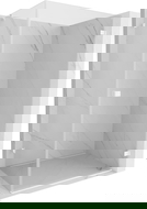 Mexen Lunar-B sprchový kút otočný pravý 95 x 80 cm, priehľadný, biely - 832-095-080-20-00-P