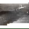 Mexen Lunar-B L sprchový kút výklopný ľavý 90 x 80 cm, priehľadný, biely - 832L-090-080-20-00-L