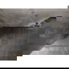 Mexen Lunar-B sprchový kút, sklopný, ľavý 70 x 70 cm, priehľadný, zlatý kartáčovaný - 832-070-070-55-00-L