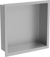 Mexen X-Wall-R zapustená polička s okrajom 30 x 30 cm, inox - 1910303010