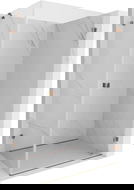 Mexen Lunar-B sprchová kabína otočná pravá 90 x 70 cm, transparentná, ružové zlato - 832-090-070-60-00-P