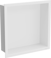 Mexen X-Wall-R zapustená polička s okrajom 30 x 30 cm, biela - 1920303010