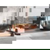 Mexen Glass earth voľne stojaca vaňa transparentná 170 x 85 cm, chrómová zátka - 58061708505