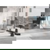 Mexen Glass priehľadná voľnostojaca vaňa transparentná 170 x 85 cm, uzáver chróm - 58061708508