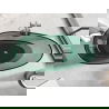 Mexen Glass teal voľne stojaca vaňa transparentná 170 x 85 cm, zátka chróm - 58061708511