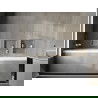 Mexen X-Wall-R zapustená polička s okrajom a poličkou 30 x 30 cm, inox - 1910303010S
