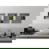 Mexen X-Wall-R zapustená polička s okrajom a poličkou 30 x 30 cm, inox - 1910303010S