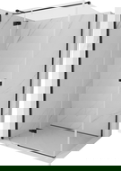 Mexen Mist-H T sprchová kabína otváracia ľavá 105 x 80 cm, transparentná, čierna - 8A5T-105-080-70-00-L