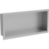 Mexen X-Wall-R nástenná polica s golierom 45 x 20 cm, inox - 1910452010