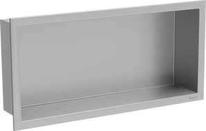 Mexen X-Wall-R nástenná polica s golierom 45 x 20 cm, inox - 1910452010