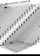 Mexen Mist-H T sprchová kabína výklopná ľavá 80 x 100 cm, transparentná, čierna - 8A5T-080-100-70-00-L