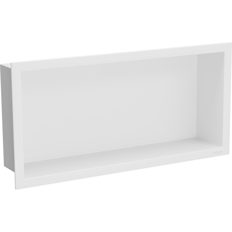 Mexen X-Wall-R nástenná polička s golierom 45 x 20 cm, biela - 1920452010