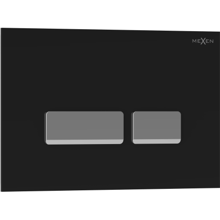 Mexen Tex 07 splachovacie tlačidlo, čierne - 6107-02