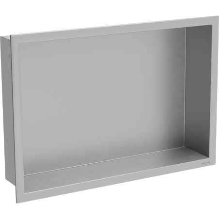 Mexen X-Wall-R nástenná polica s prírubou 45 x 30 cm, inox - 1910453010