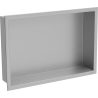 Mexen X-Wall-R nástenná polica s golierom 45 x 30 cm, inox - 1910453010