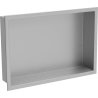 Mexen X-Wall-R nástenná polica s prírubou 45 x 30 cm, inox - 1910453010