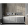 Mexen X-Wall-R nástenná polica s golierom 60 x 20 cm, inox - 1910602010