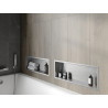 Mexen X-Wall-R nástenná polica s golierom 60 x 20 cm, inox - 1910602010