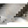 Mexen X-Wall-R zapustená polička s okrajom 60 x 20 cm, inox - 1910602010