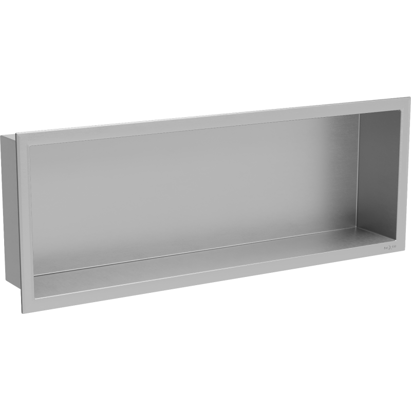 Mexen X-Wall-R nástenná polica s golierom 60 x 20 cm, inox - 1910602010