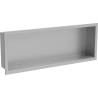 Mexen X-Wall-R nástenná polica s golierom 60 x 20 cm, inox - 1910602010