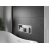 Mexen X-Wall-R nástenná polica s golierom 60 x 20 cm, inox - 1910602010