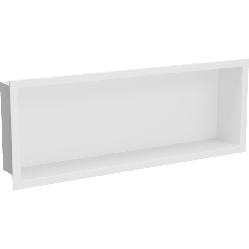 Mexen X-Wall-R zapustená polička s okrajom 60 x 20 cm, biela - 1920602010