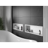 Mexen X-Wall-R nástenná polička s golierom 60 x 20 cm, biela - 1920602010