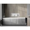 Mexen X-Wall-R nástenná polička s golierom 60 x 20 cm, biela - 1920602010