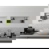 Mexen X-Wall-R zapustená polička s okrajom 60 x 20 cm, biela - 1920602010