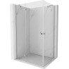 Mexen Mist-H Duo sprchovací kút otvárací 120 x 70 cm, priehľadný, chróm - 8A5-120L-070P-01-00