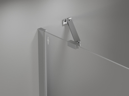 Mexen Mist-H Duo sprchový kút otvárací 90 x 90 cm, transparentný, chróm - 8A5-090L-090P-01-00