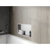 Mexen X-Wall-R nástenná polica s lemom 60 x 30 cm, inox - 1910603010