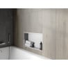 Mexen X-Wall-R Nástenná polička s golierom 60 x 30 cm, inox - 1910603010